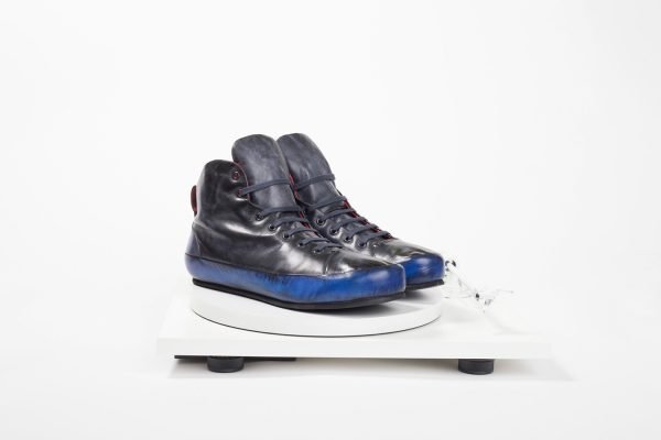 Leonardo - Luxury hand-painted unisex leather sneakers - Bricklane