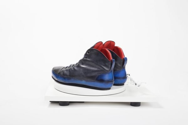 Leonardo - Luxury hand-painted unisex leather sneakers - Bricklane