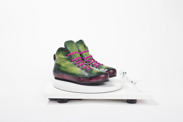 Lucia - Luxury hand-painted unisex leather sneakers - Bricklane