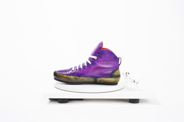 Samantha - Luxury hand-painted unisex leather sneakers - Bricklane