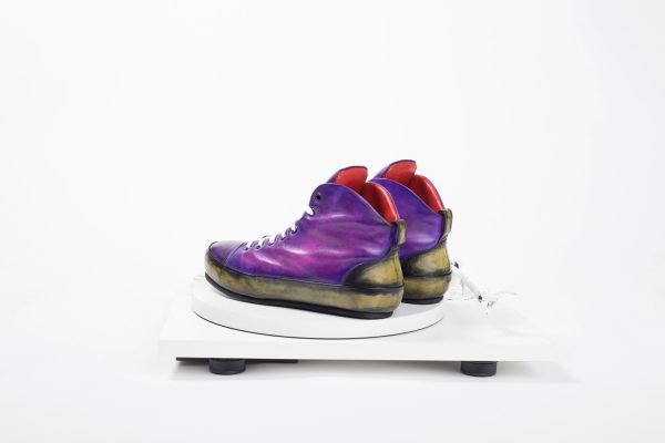 Samantha - Luxury hand-painted unisex leather sneakers - Bricklane